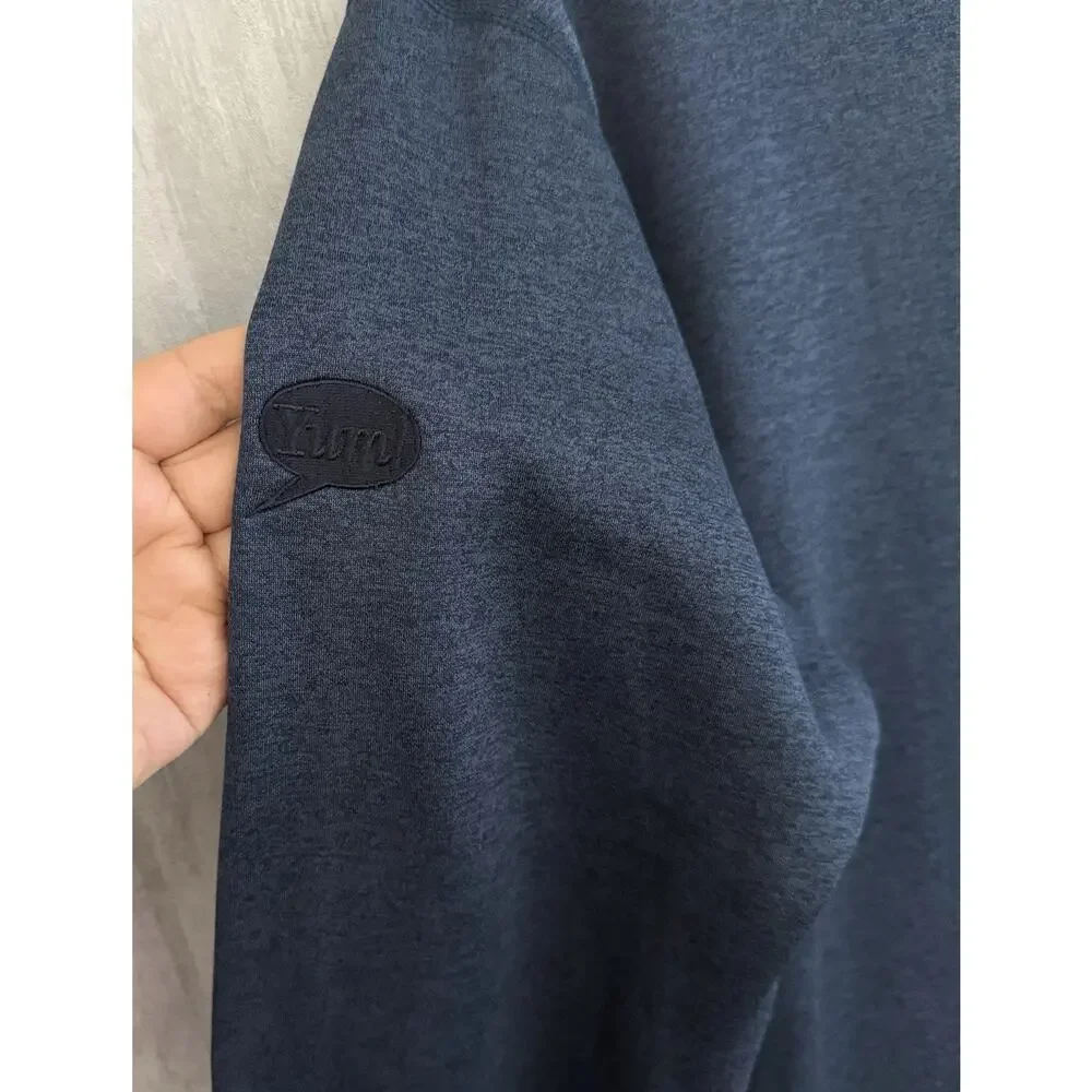The North Face Fleece Pullover Men's Large Blue Canyonlands 1/2 Zip Outdoors Yum